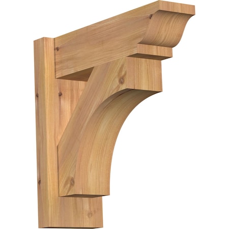 Ekena Millwork Westlake Smooth Traditional Outlooker, Western Red Cedar, 5 1/2"W x 16"D x 16"H OUT06X16X16WTL01SWR